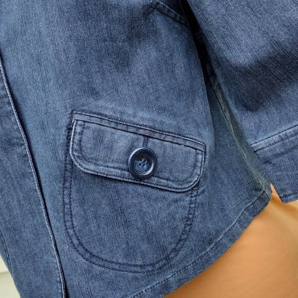 Style & Co. Petite Small Denim Jacket - Picture 7 of 11